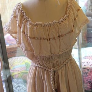 Boho off the shoulders dress